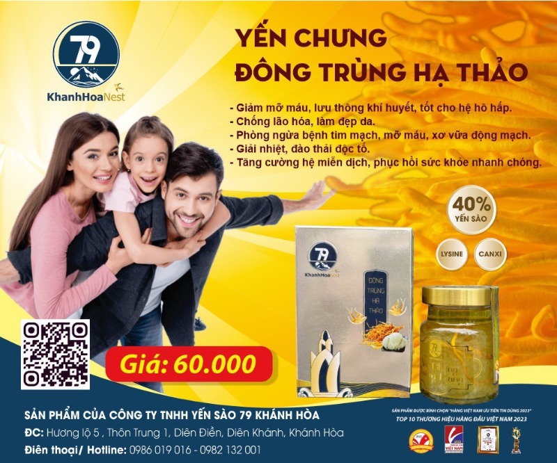 Yến Sào Chưng Sẵn- Đông Trùng Hạ Thảo